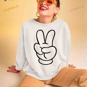 Mickey Peace Sign Shirt 2