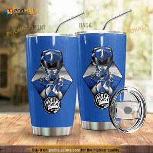Mighty Morphin Power Rangers Blue Ranger Coffee Tumbler, Funny Tumbler