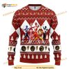 Mighty Morphin Power Rangers Ugly Christmas Wool Sweater