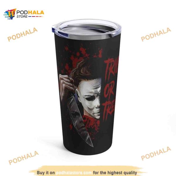 Mike Friday The 13th Movies Gift For Lovers Travel Coffee Tumbler, Funny Tumbler