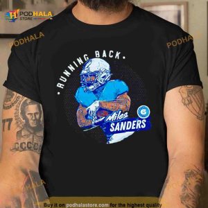 Miles Sanders Carolina Dots Shirt