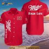 Miller High Life Funny Hawaiian Shirt, Bright Red Gift For Beach Lovers