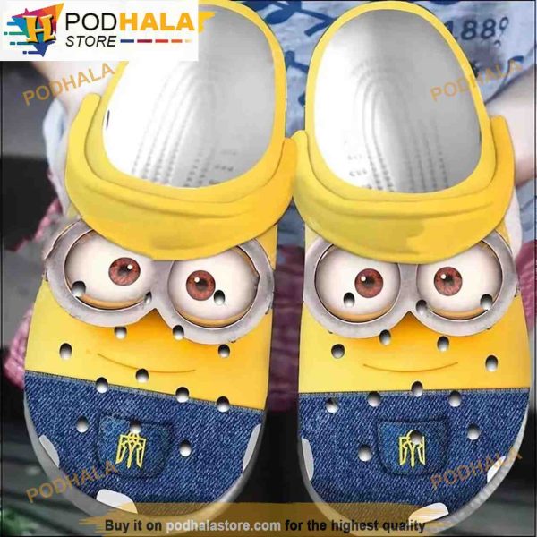 Minion Characters 3D Funny Crocs Clog Shoes