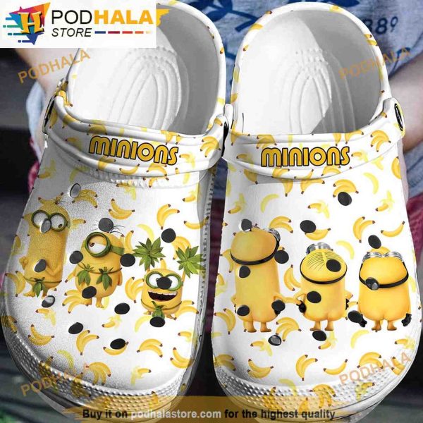 Minions Banana Funny 3D Funny Crocs Clog Shoes
