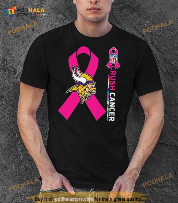 Minnesota Vikings NFL Crush Cancer Shirt