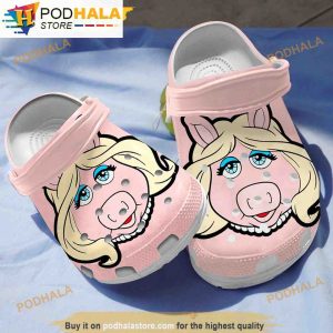 Miss Piggy Muppet Gifts 3D Funny Crocs Slippers