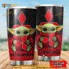 Mitsubishi Baby Yoda Custom Name Gift Travel Coffee Tumbler