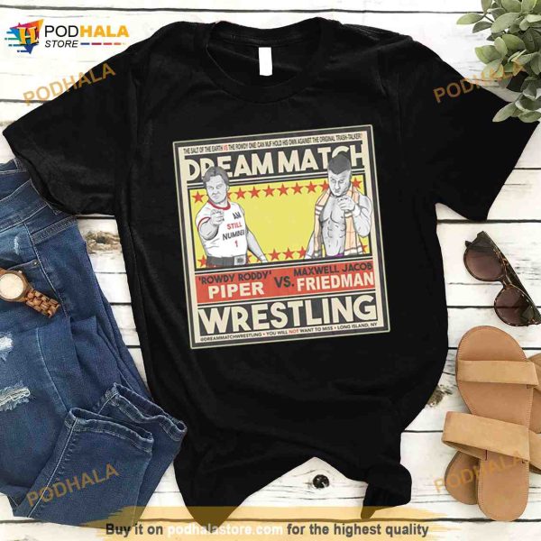 Mjf Vs Piper Design Wrestling Shirt