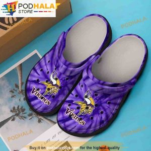 Mn Vikings 3D Funny Crocs Clogs Shoes