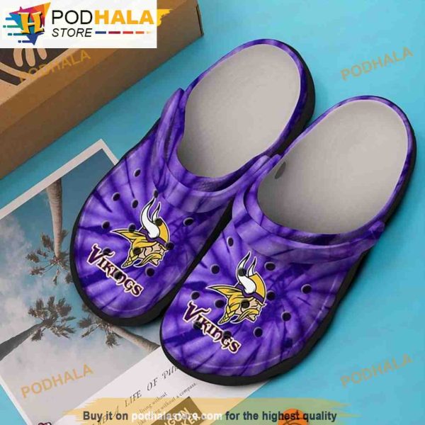 Mn Vikings 3D Funny Crocs Clogs Shoes