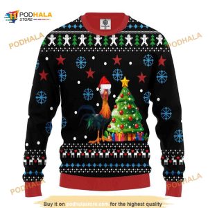 Moana Disney Merry Xmas Gifts, Funny Hei Hei Chicken Ugly Christmas Sweater