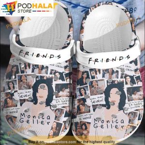 Monica Geller Friends 3D Funny Crocs Clog Shoes