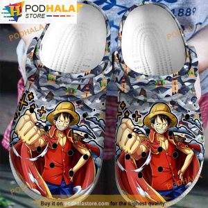 Monkey D. Luffy One Piece 3D Funny Crocs Clog Shoes