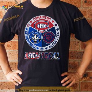 Montreal Sport Team 2023 Champions logo Shirt 2