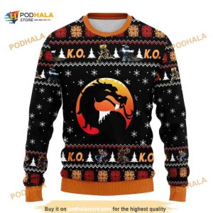 Mortal Kombat Ugly Sweater Xmas Wool Sweater