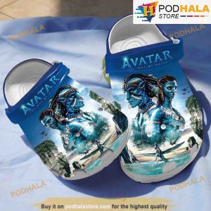 Movie Avatar The Way Of Water Blue Crocs