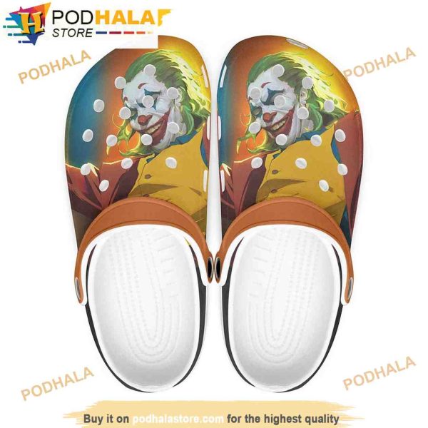 Movie Dc Joker 3D Funny Crocs Slippers