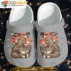 Movie Godzilla Noodle Japan Grey 3D Funny Crocs Clog Shoes