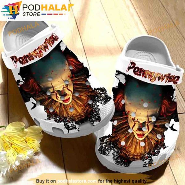 Movie It Pennywise Halloween 3D Funny Crocs