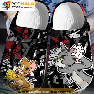 Movie Tom And Jerry 3D Funny Crocs Slippers