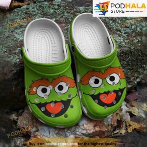Muppet Disney Oscar The Grouch 3D Funny Crocs, Funny 3D Funny Crocs