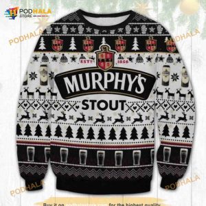 Murphys Stout Beer Ugly Christmas Funny Sweater