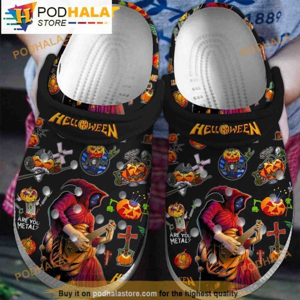 Music 3D Halloween Crocs Clog Shoes
