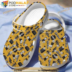 Music Equipment 3D Funny Crocs Clog Shoes