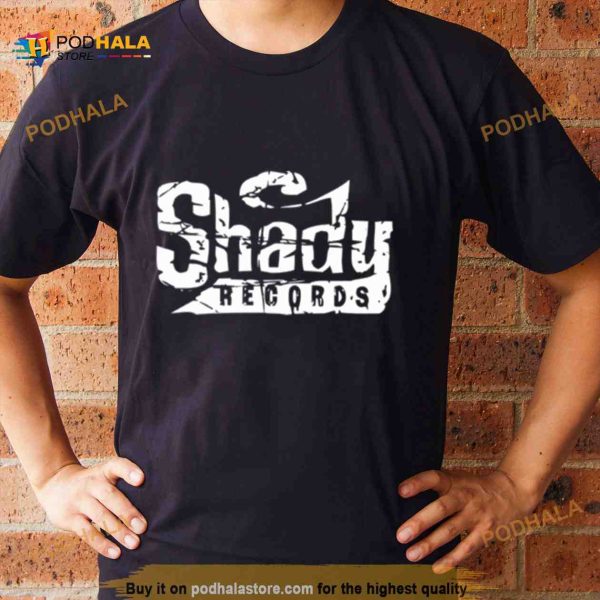 Music Planet Shady Records White Eminem Shirt