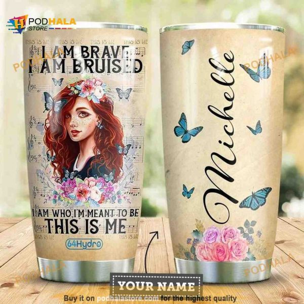 Music Redhead Personalized Gift Travel Coffee Tumbler