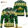 My Hero Academia Tsuyu Asui Anime Funny Ugly Christmas Sweater