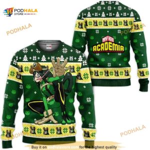 My Hero Academia Tsuyu Asui Anime Funny Ugly Christmas Sweater