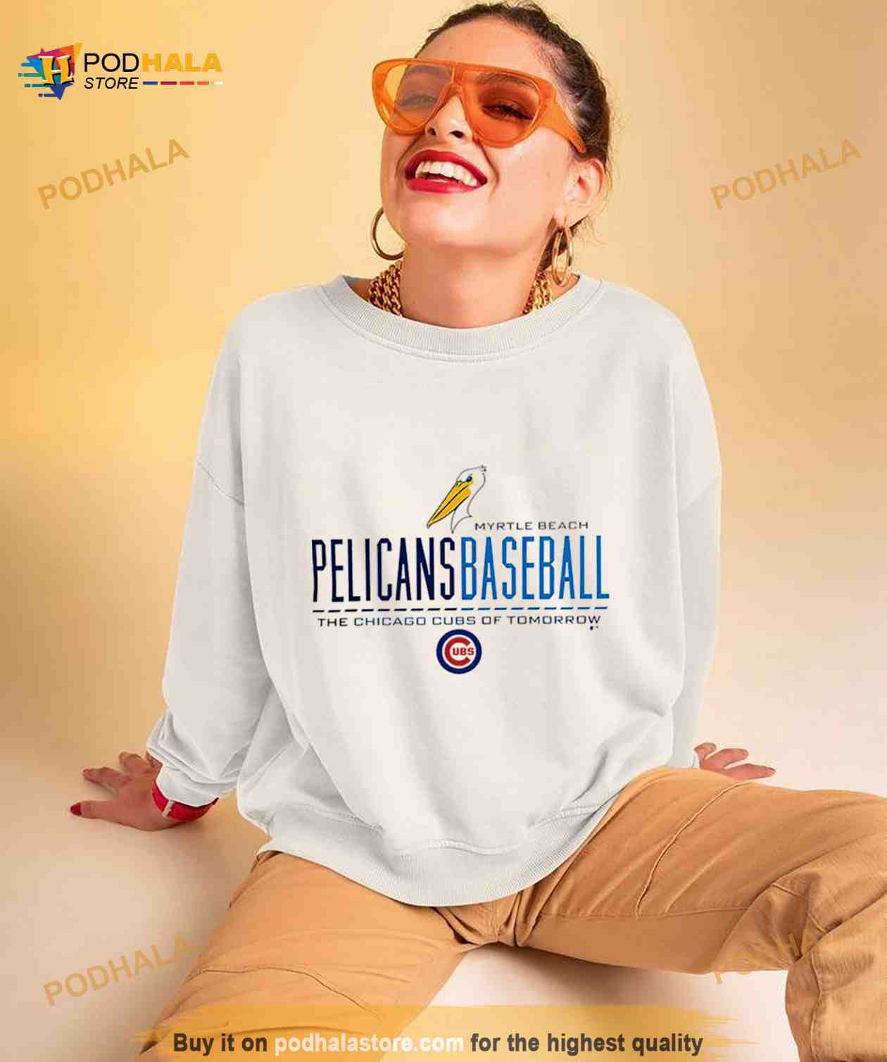 Myrtle Beach Pelicans Bimm Ridder Chicago Cubs Gray Double Affiliate Shirt Myrtle Beach Pelicans Bimm Ridder Chicago Cubs Gray Double Affiliate Shirt