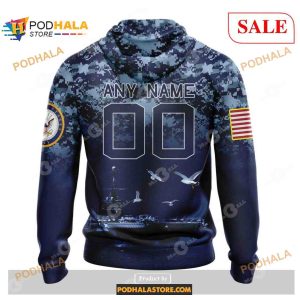 NFL Arizona Cardinals Honor US Navy Veterans Shirt NFL Hoodie 3D 2