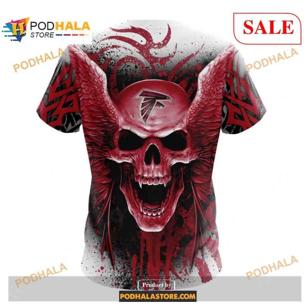 NFL Atlanta Falcons Special Kits With Skull Art Shirt NFL Hoodie 3D