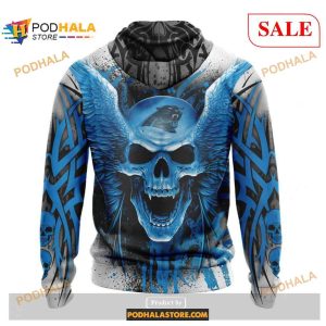 NFL Carolina Panthers Special Kits With Skull Art Shirt NFL Hoodie 3D 2