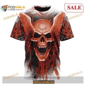 NFL Chicago Bears Special Kits With Skull Art Shirt NFL Hoodie 3D 3