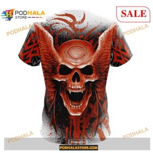 NFL Chicago Bears Special Kits With Skull Art Shirt NFL Hoodie 3D 4