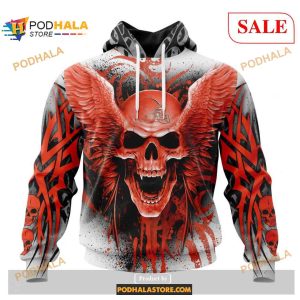 NFL Cleveland Browns Special Kits With Skull Art Shirt NFL Hoodie 3D 1