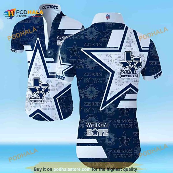 NFL Cowboys Hawaiian Shirt, Gift For Summer Holiday