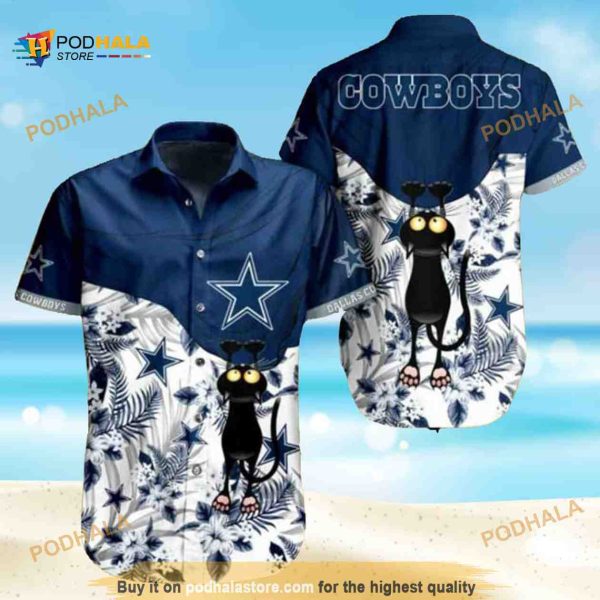 NFL Cowboys Hawaiian Shirt, Sport Gift For Beach Vacation