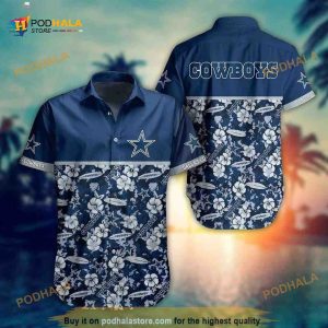 NFL Cowboys Hawaiian Shirt, Summer Gift For Football Players