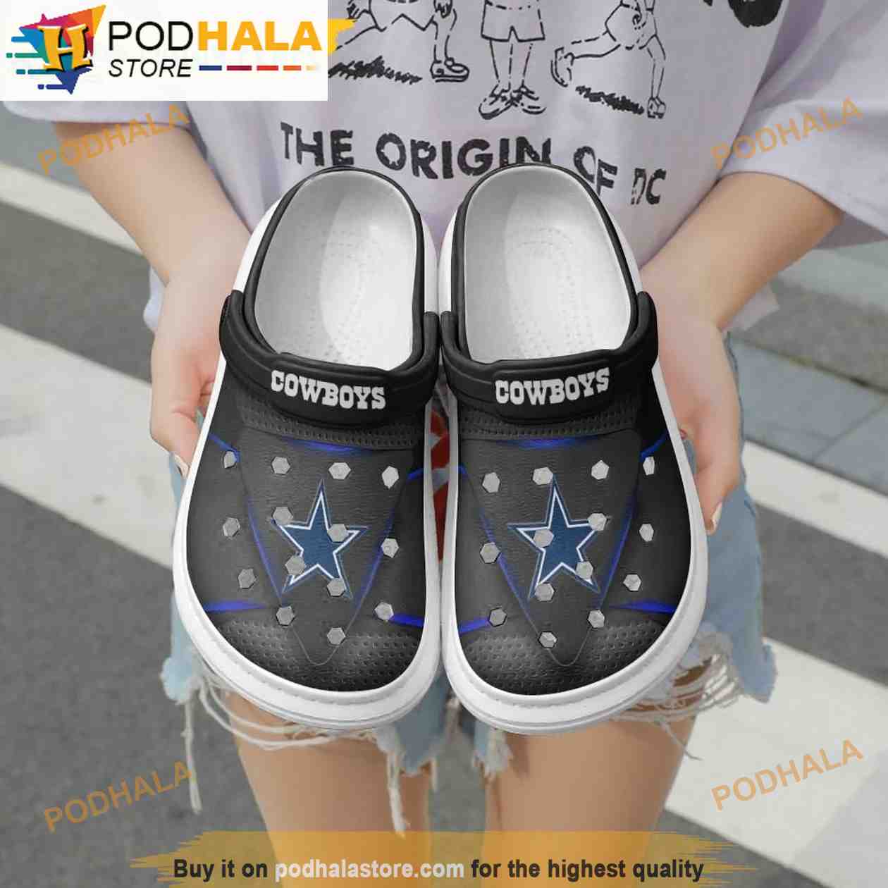 Dallas Cowboys 3D Crocs Mens - Bring Your Ideas, Thoughts And Imaginations  Into Reality Today