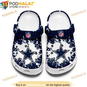NFL Dallas Cowboys 3D Funny Crocs Clogs