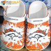 NFL Denver Broncos Football 3D Funny Crocs For Men