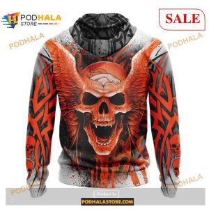 NFL Denver Broncos Special Kits With Skull Art Shirt NFL Hoodie 3D 2