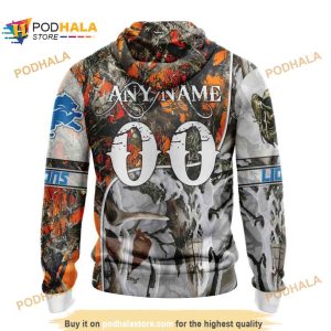 NFL Detroit Lions Special Fall And Winter Bow Hunting Shirt 3D Hoodie 2