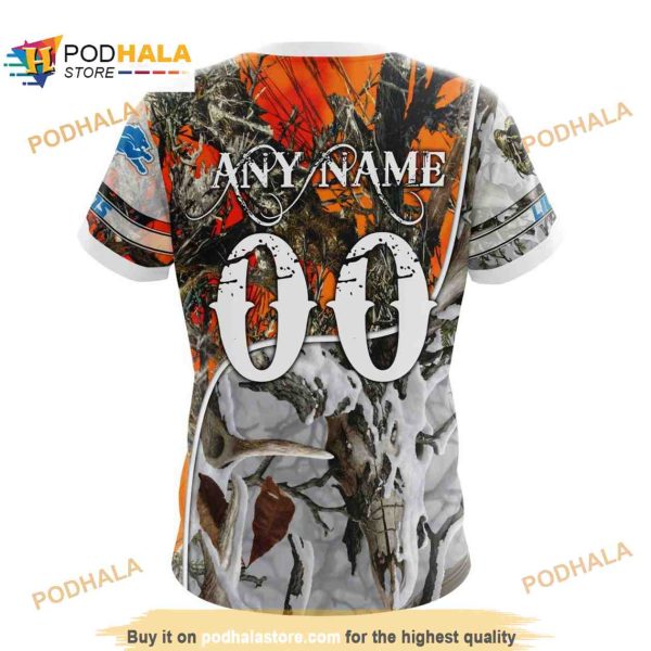 NFL Detroit Lions Special Fall And Winter Bow Hunting Shirt 3D Hoodie
