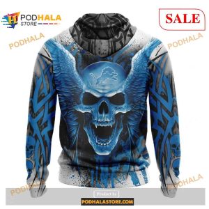 NFL Detroit Lions Special Kits With Skull Art Shirt NFL Hoodie 3D 2