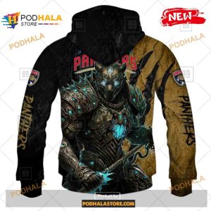 NFL Florida Panthers Warrior Special Super Hero Design Shirt NFL Hoodie 3D 3